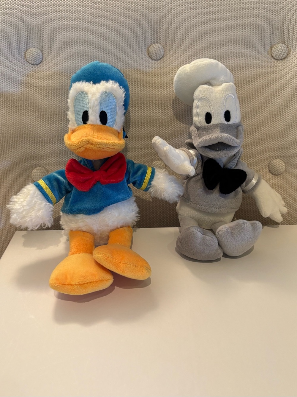 Disney Donald Duck Plush Pair - Blue, Red, Orange & Gray